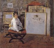 William Merrit Chase Did you speak to me oil painting on canvas